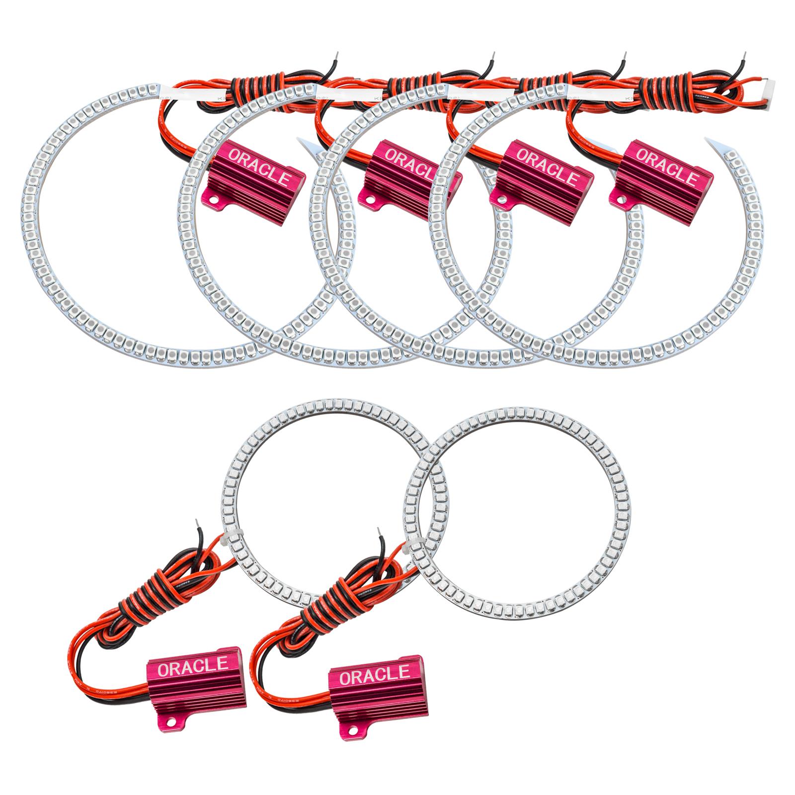 Oracle Lighting Led Triple Halo Kit, White (2006-2010 Charger) - 1118-001