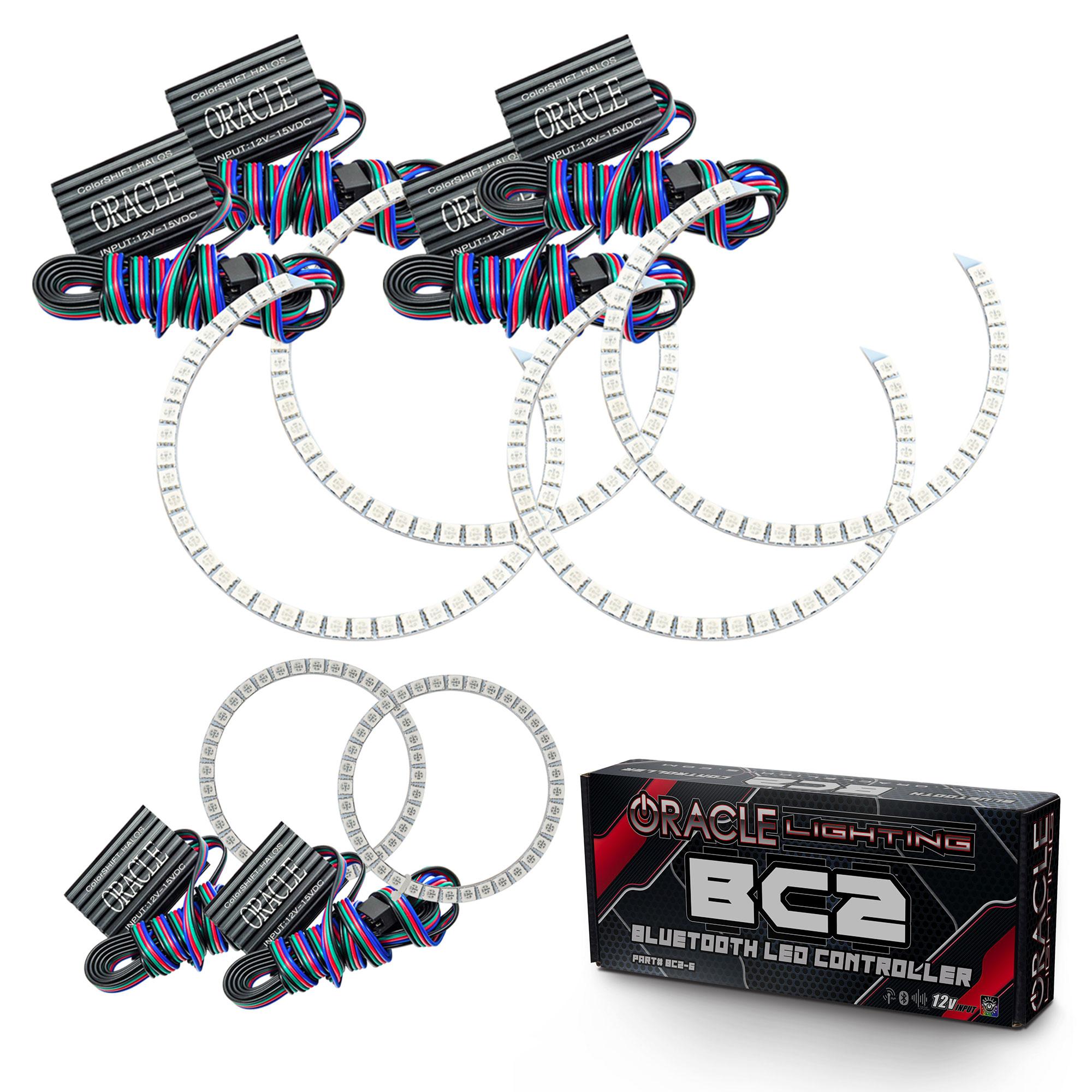 Oracle Lighting Colorshift Triple Halo Kit, Colorshift - Bc1 (2006-2010 Charger) - 1118-335