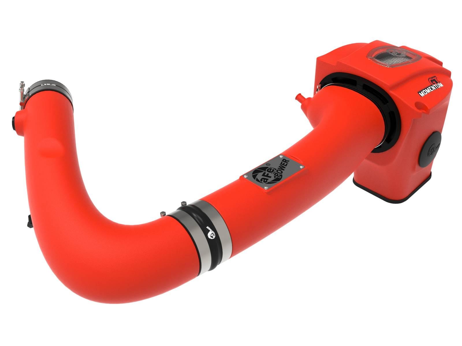 AFE Momentum GT Cold Air Intake System Red w/ Pro DRY S Filter (2011-2021 300, 300, Challenger, Charger) - 51-72201-R