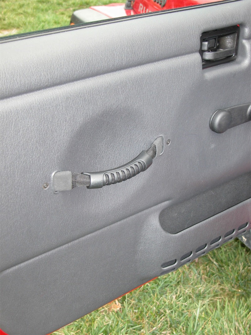 Rugged Ridge This Pair Of Black Door Pull Straps From Rugged Ridge Fit 97-06 Jeep Wrangler. - 11826.01