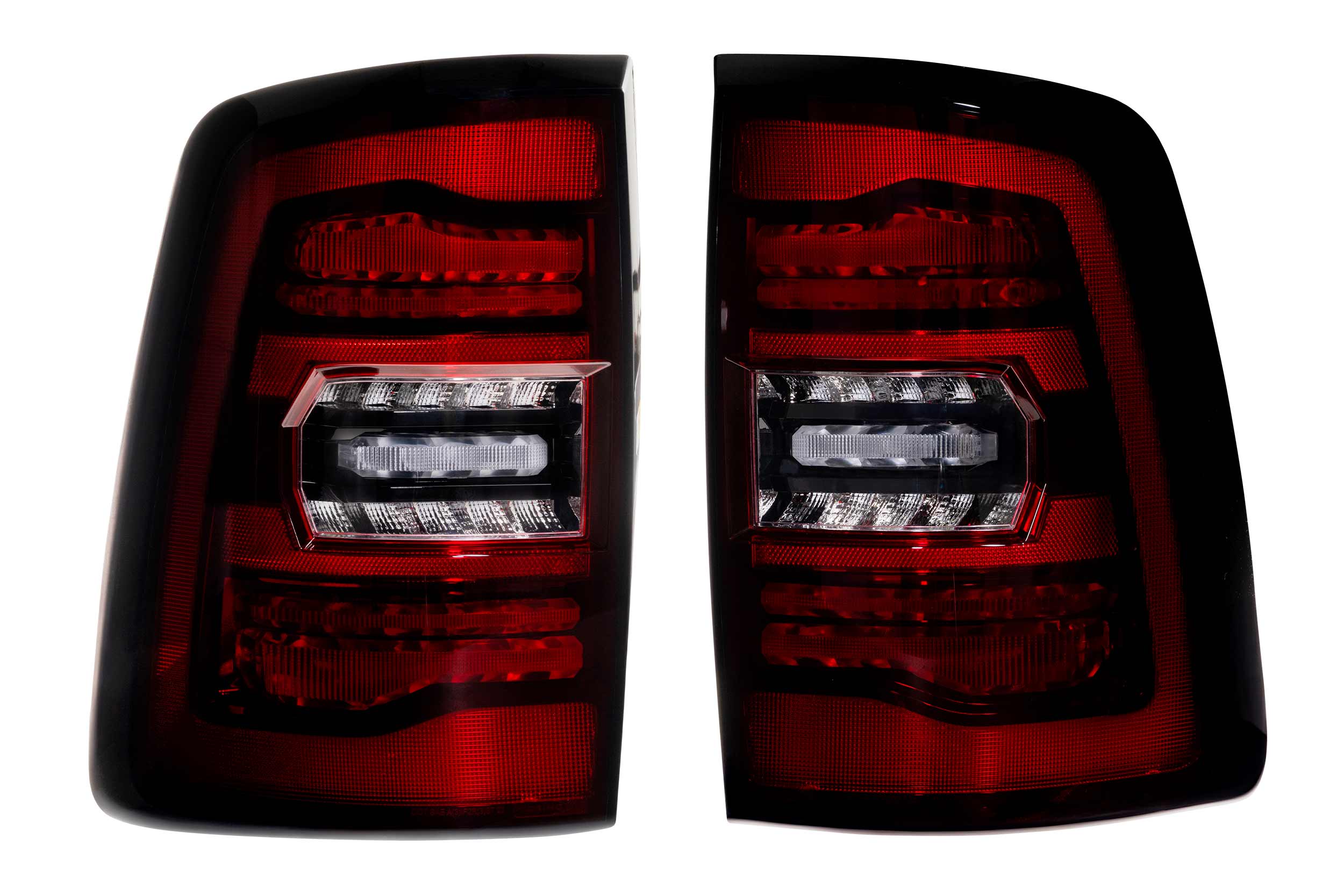 Morimoto XB LED Tail Lights: Ram HD (19+ / Red Lens / Set) - LF752