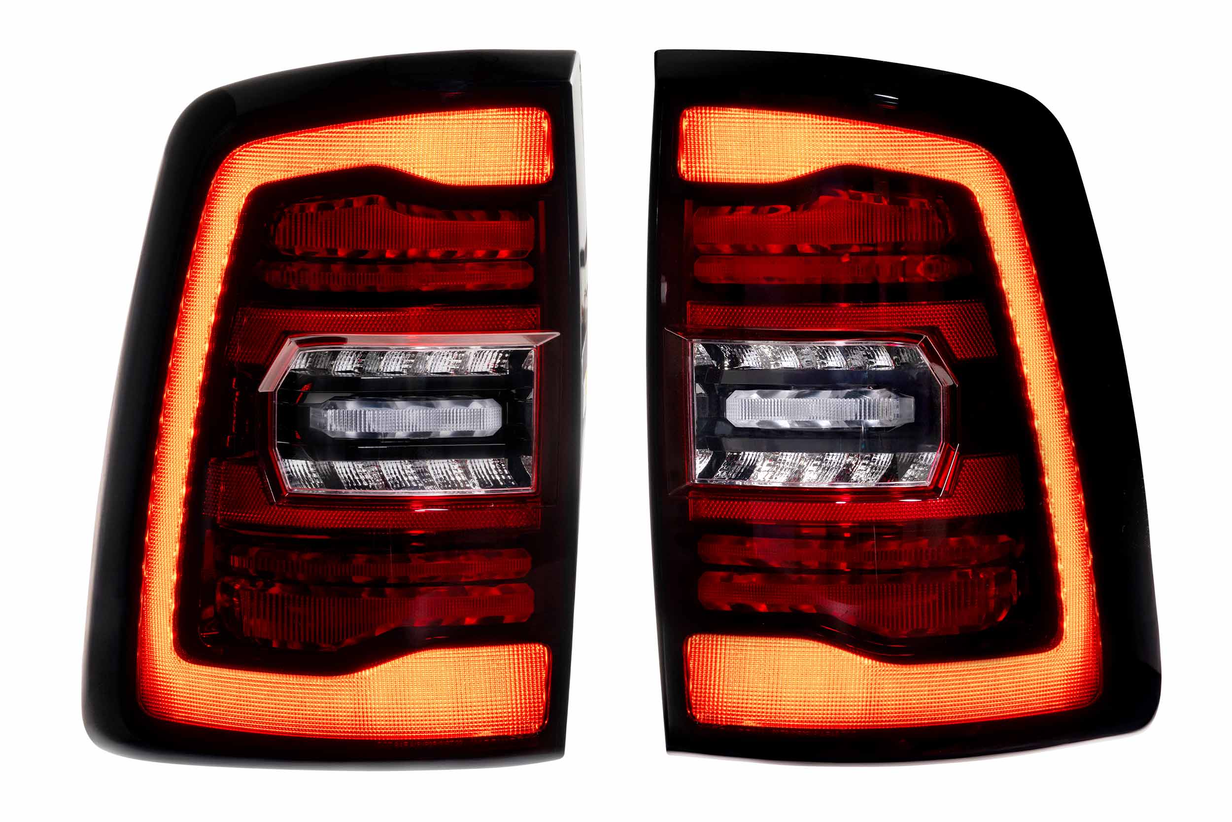 Morimoto XB LED Tail Lights: Ram HD (19+ / Red Lens / Set) - LF752