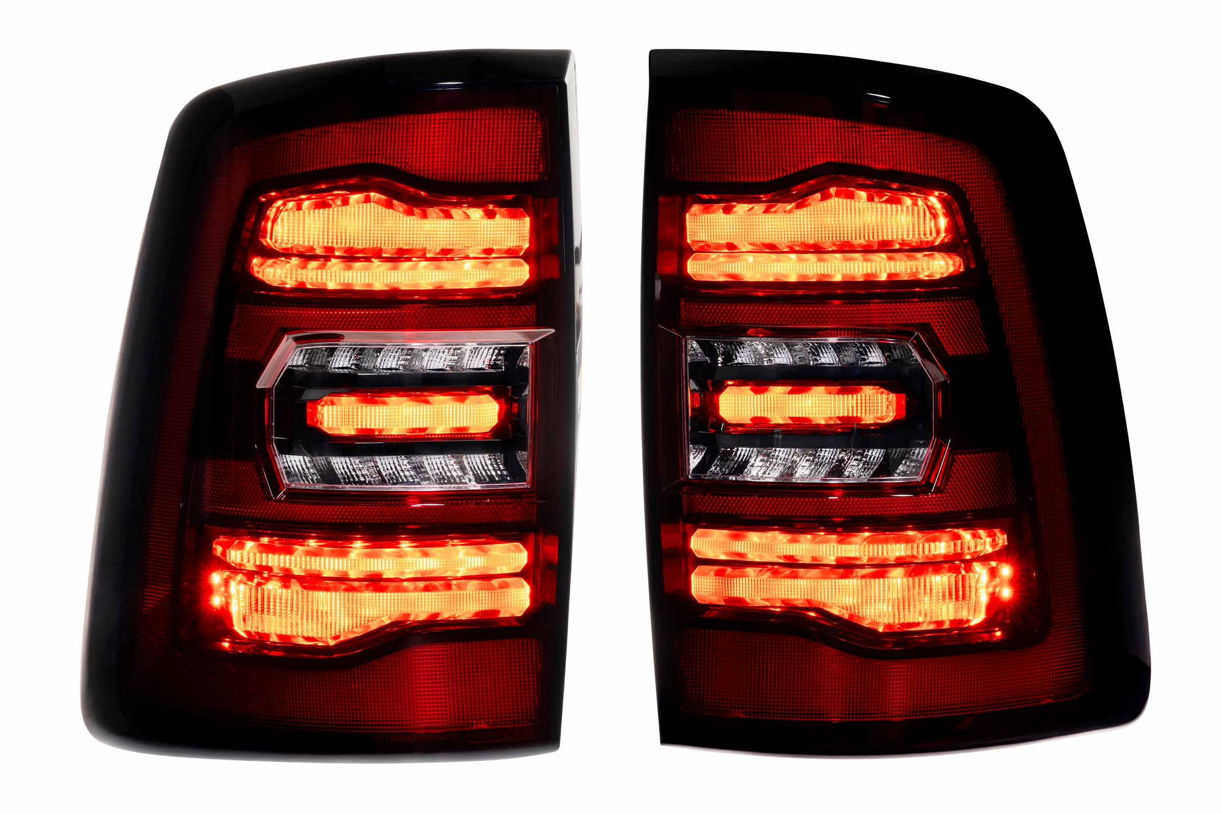 Morimoto XB LED Tail Lights: Ram HD (19+ / Red Lens / Set) - LF752