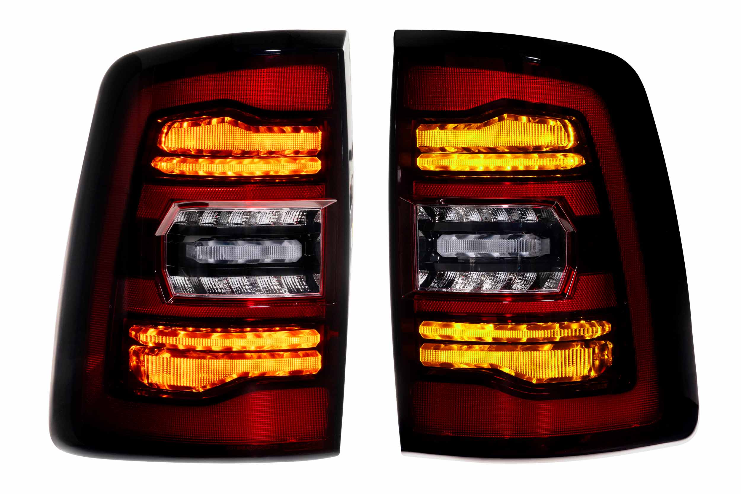 Morimoto XB LED Tail Lights: Ram HD (19+ / Red Lens / Set) - LF752