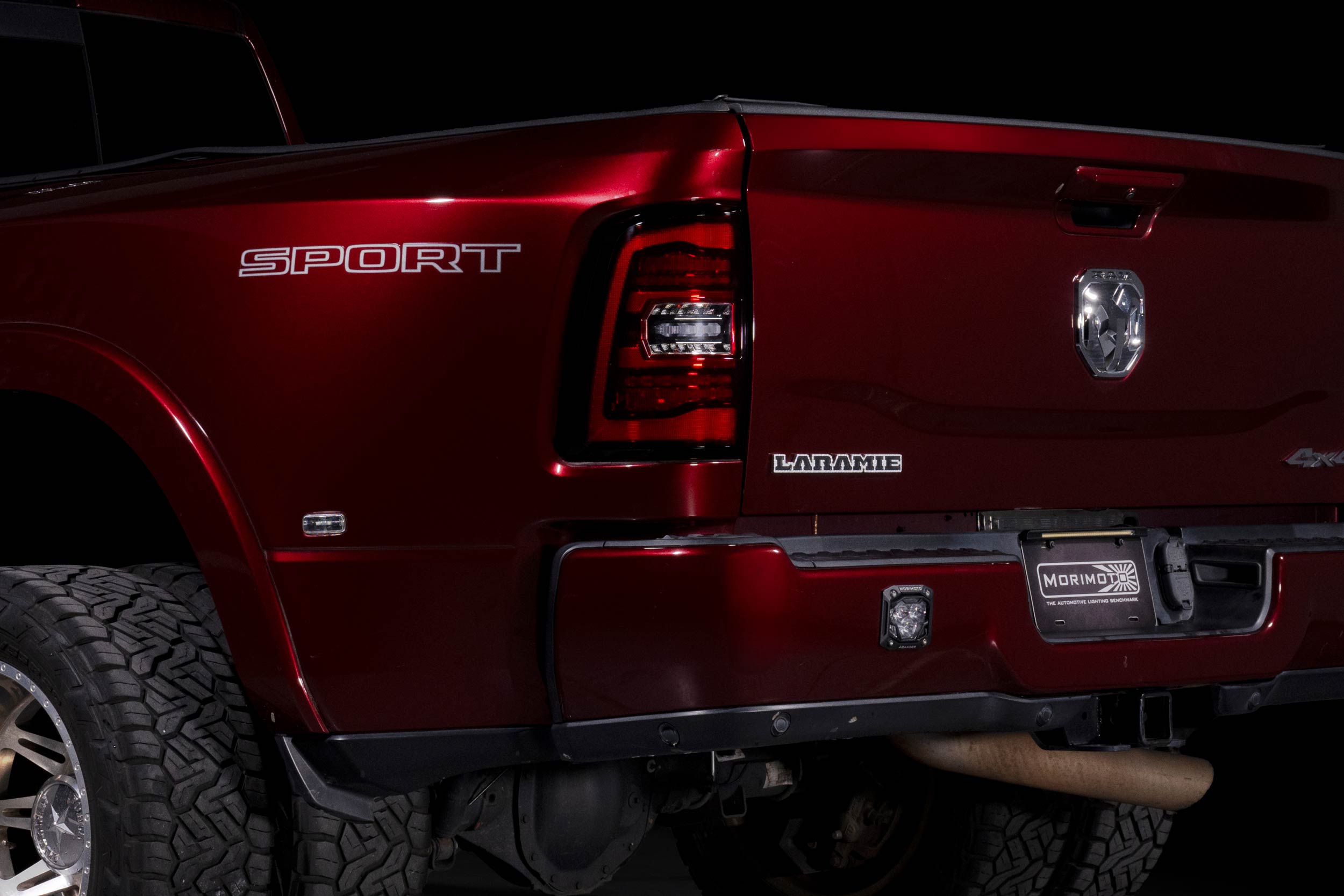 Morimoto XB LED Tail Lights: Ram HD (19+ / Red Lens / Set) - LF752