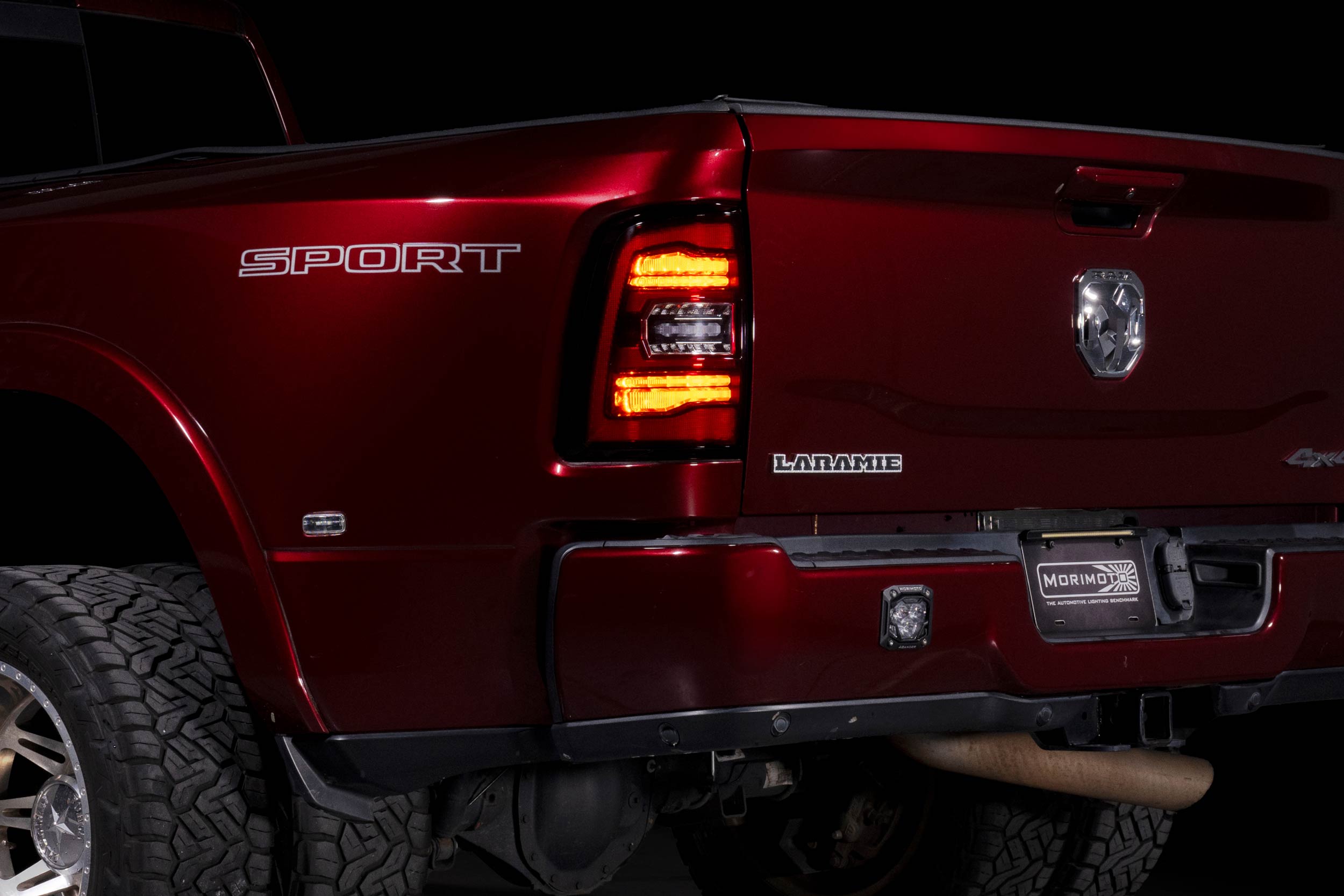 Morimoto XB LED Tail Lights: Ram HD (19+ / Red Lens / Set) - LF752