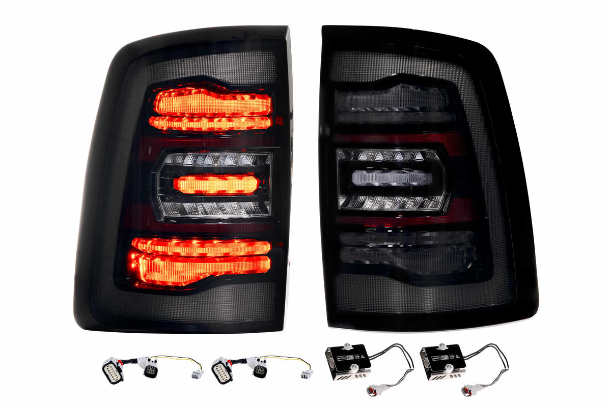 Morimoto XB LED Tail Lights: Ram HD (19+ / Smoked Lens / Set) - LF753