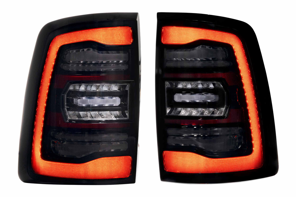 Morimoto XB LED Tail Lights: Ram HD (19+ / Smoked Lens / Set) - LF753