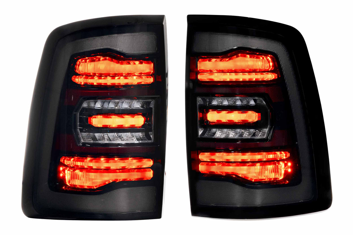 Morimoto XB LED Tail Lights: Ram HD (19+ / Smoked Lens / Set) - LF753