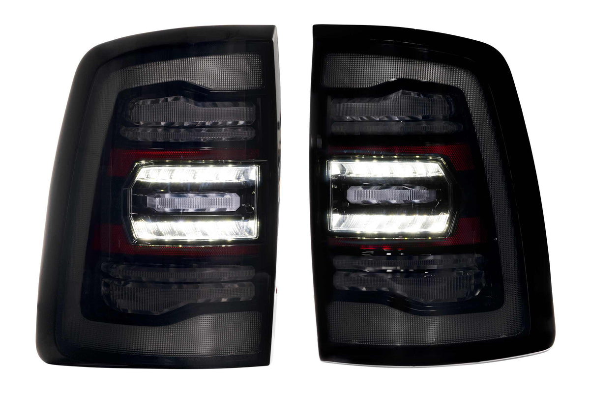 Morimoto XB LED Tail Lights: Ram HD (19+ / Smoked Lens / Set) - LF753