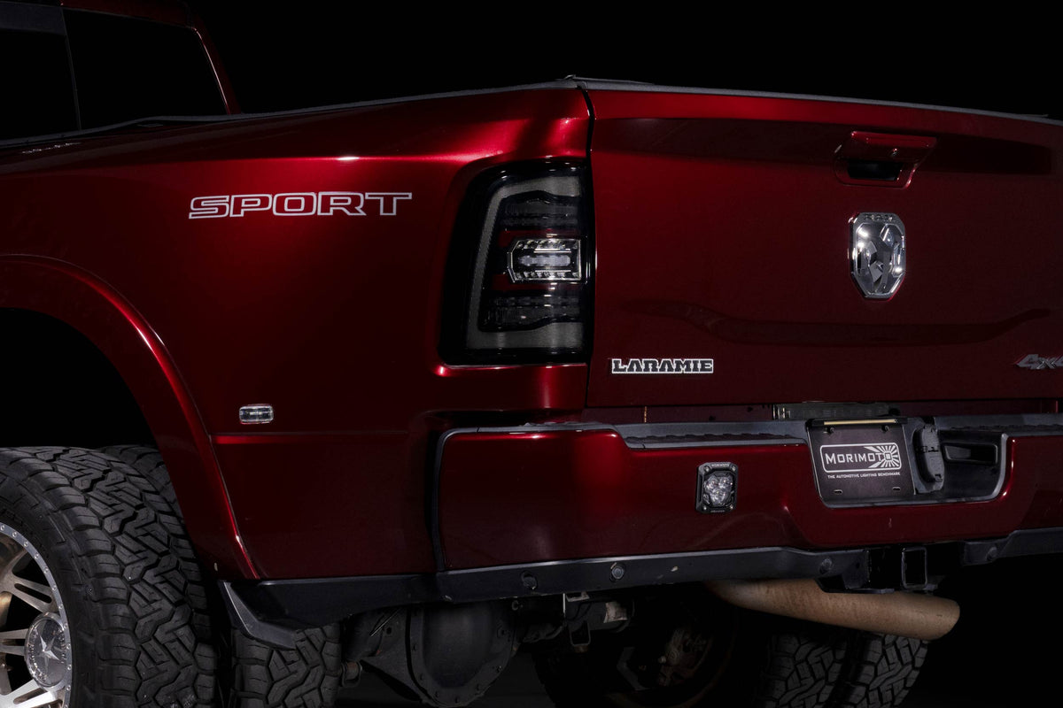 Morimoto XB LED Tail Lights: Ram HD (19+ / Smoked Lens / Set) - LF753