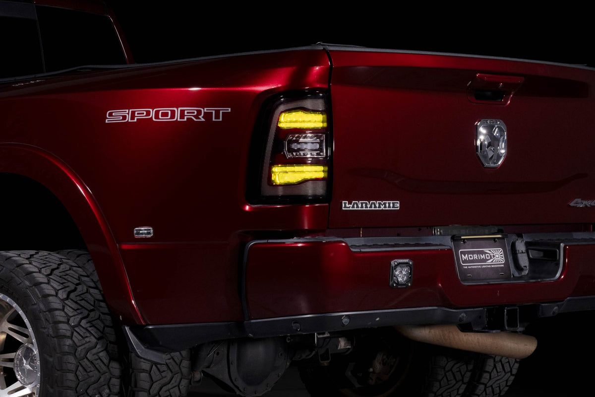 Morimoto XB LED Tail Lights: Ram HD (19+ / Smoked Lens / Set) - LF753
