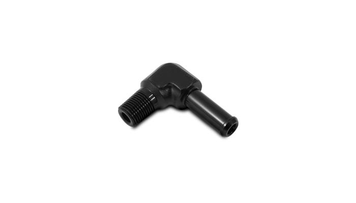 Vibrant Performance Male Npt To Hose Barb Adapter, 90 Degree - Npt Size: 3/8" Hose Size: 5/16" - 11237