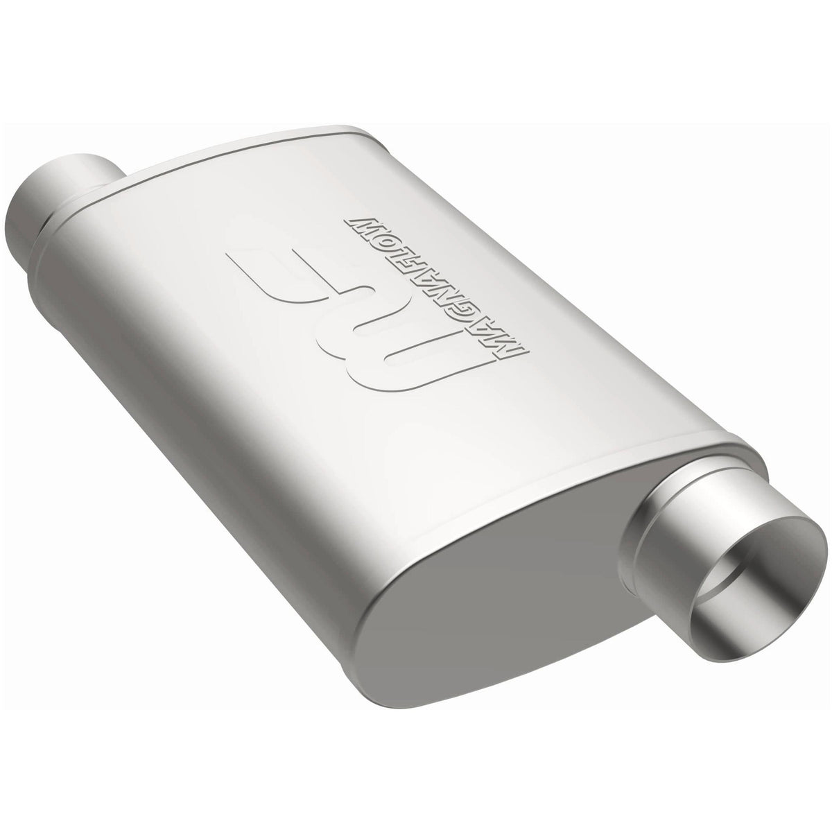 MagnaFlow Straight-Through Performance Muffler; 3In. Offset/Offset; 4X14X9 Body - 11239