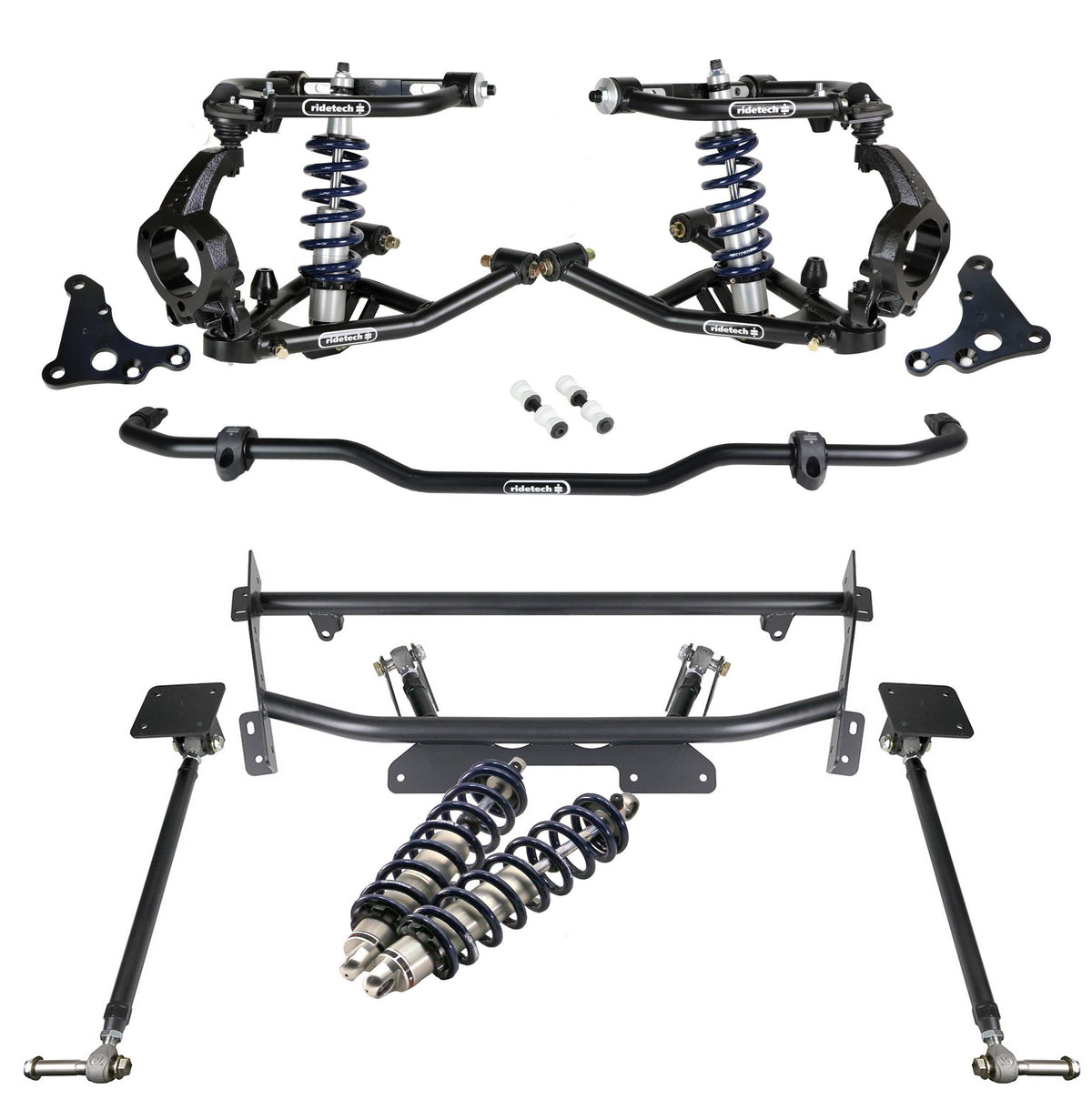Ridetech HQ Coil-Over System With Hub Spindles For 1973-1974 Nova. - 11260204