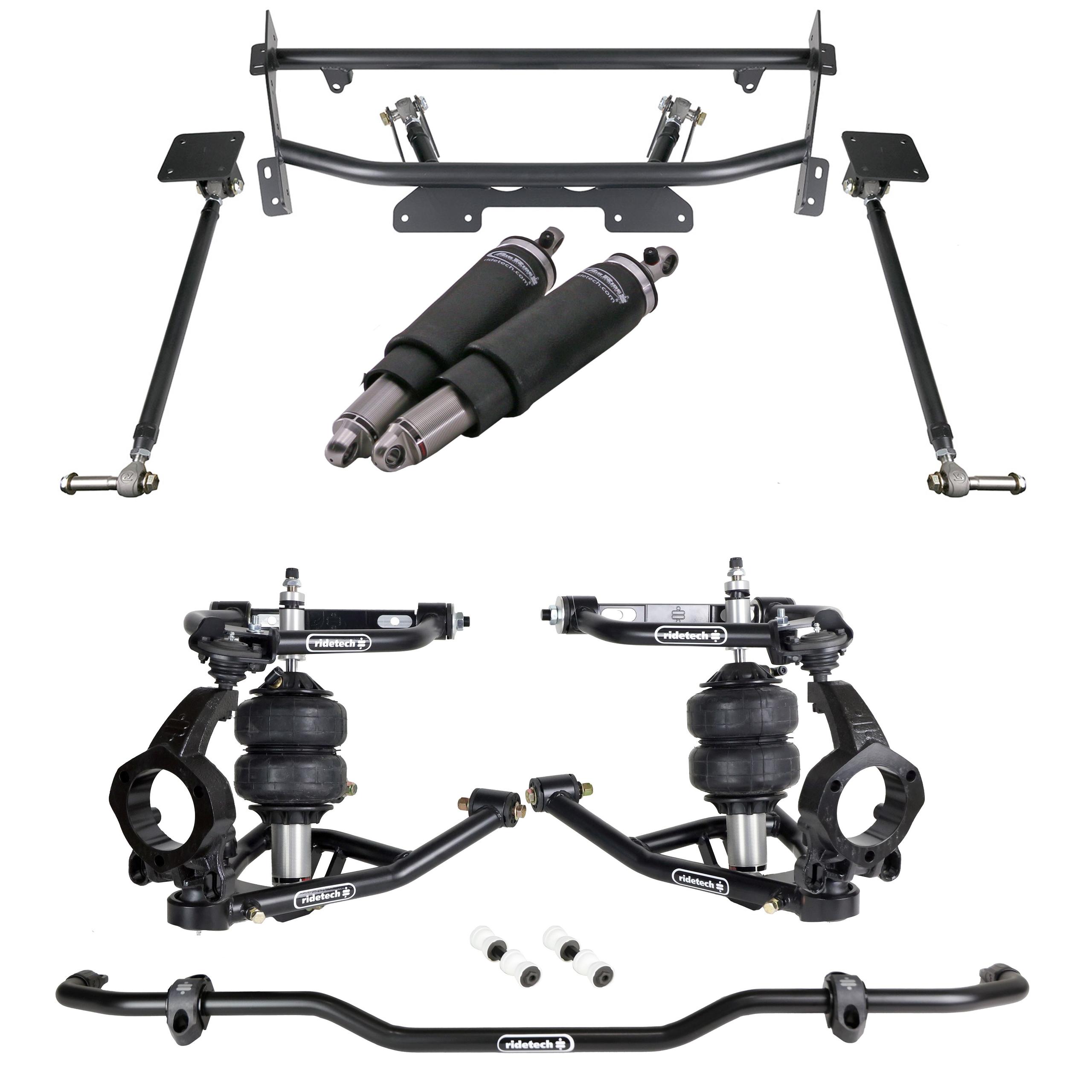 Ridetech HQ Air Suspension System With Hub Spindles For 1968-1974 Nova. - 11260296