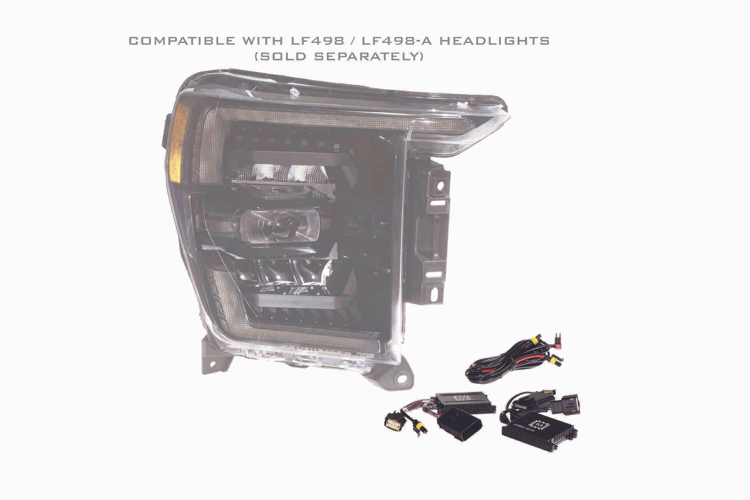 Morimoto OE LED Headlight Adapters: 2021+ Ford F150 - LF498H.2
