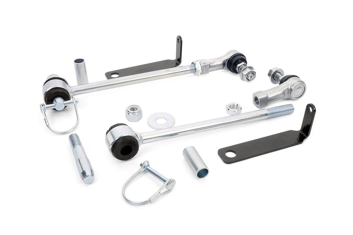 Rough Country Front Sway Bar Quick Disconnects for 3-6-inch Lifts (1999-2004 Grand Cherokee) - 1131