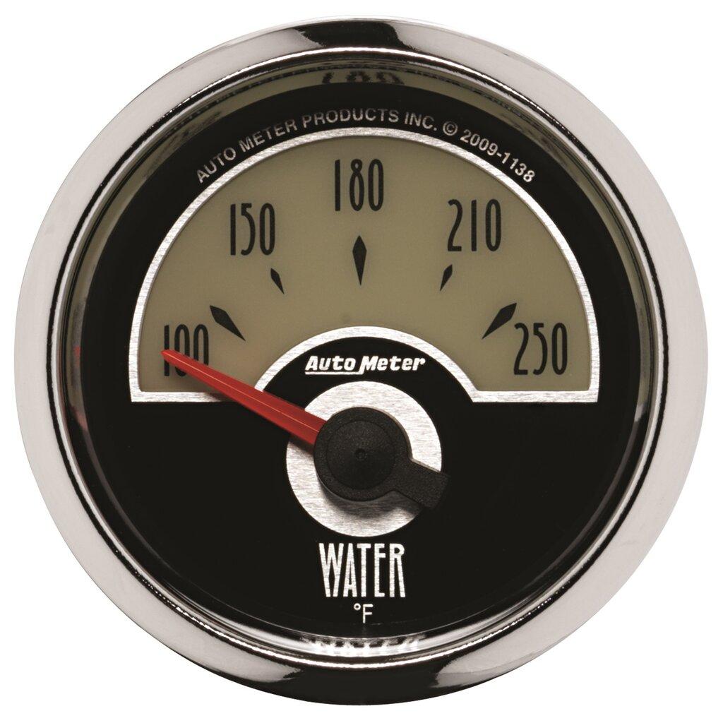 Auto Meter Gauge, Water Temp, 2 1/16" , 250 Degrees F, Elec, Cruiser - 1138