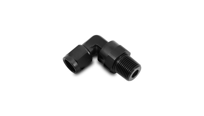 Vibrant Performance -6An Female To 1/8" Npt Male Swivel 90 Deg. Adapter Fitting - 11383