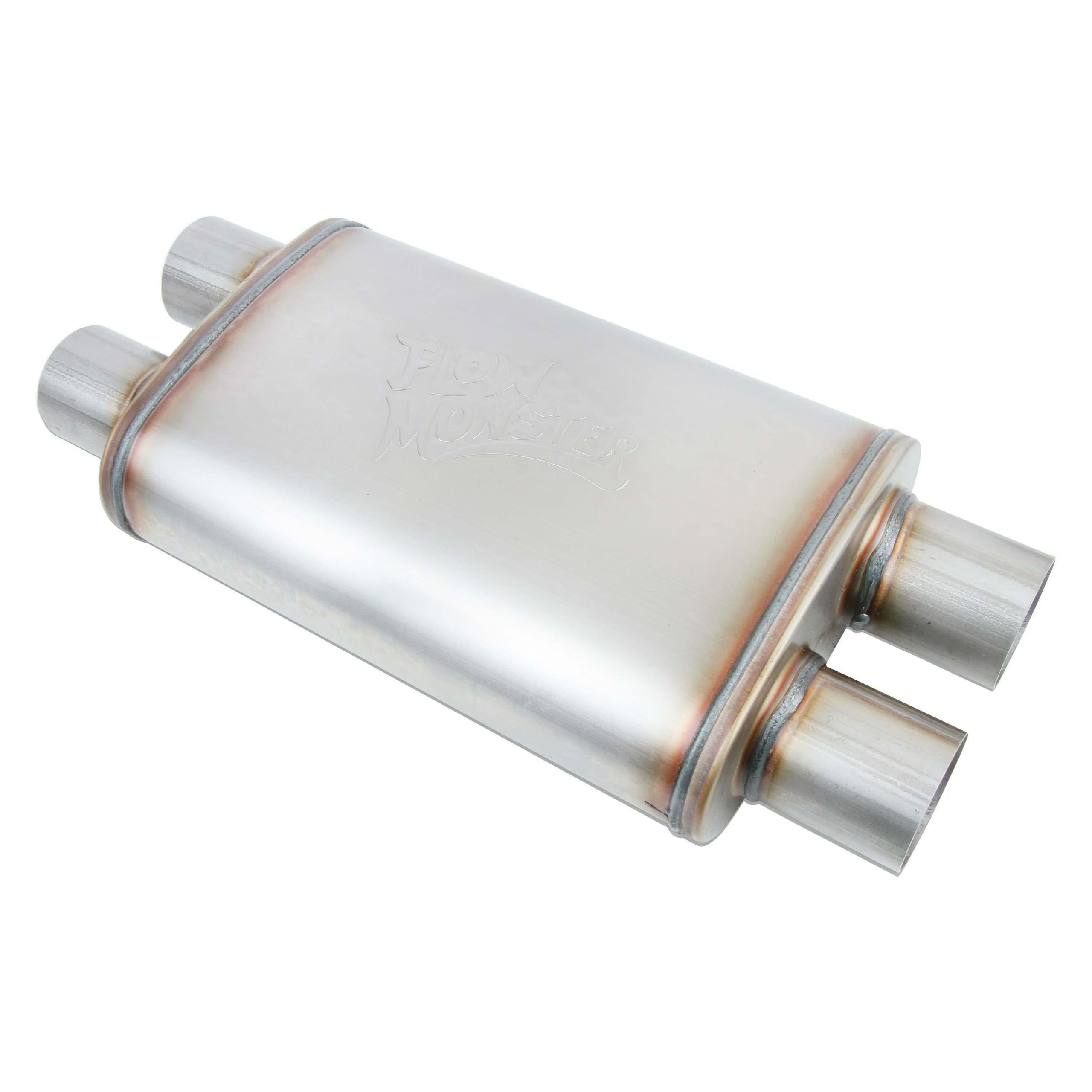Flowmonster 409SS OVAL CASE ABSORPTION MUFFLER - 11386-FM