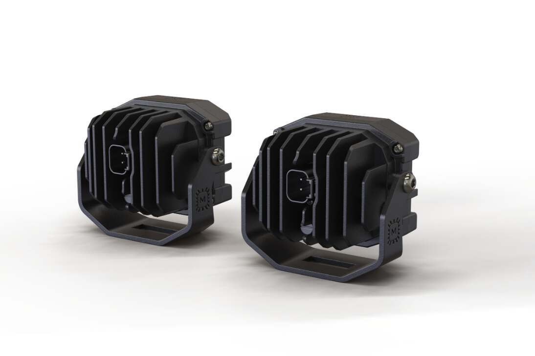 Morimoto 4Banger 2.0 HXB LED Pods (Flood / Yellow / Set) - BAF138.2