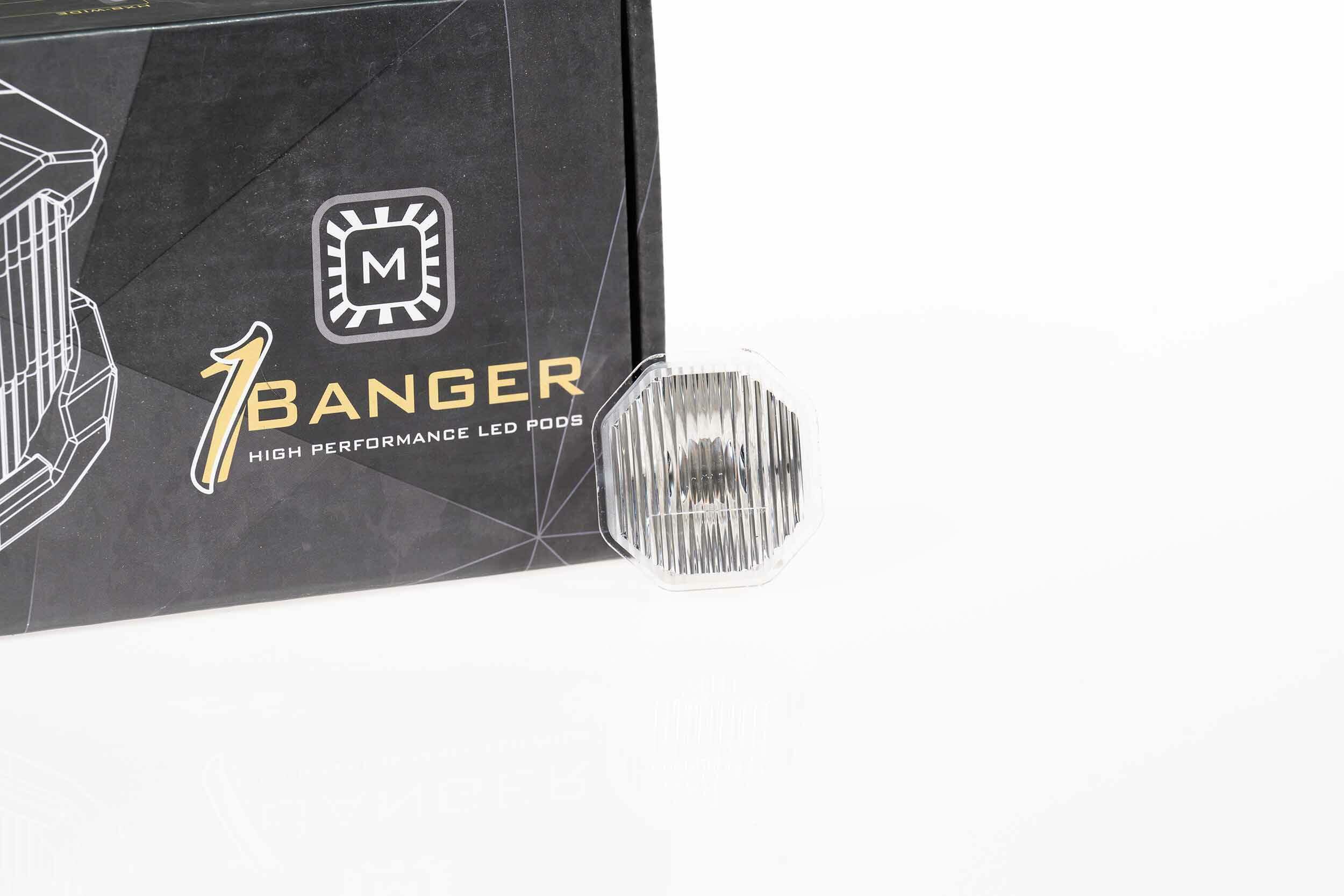 Morimoto Lens Only: 1Banger (White / Wide / Each) - BAF210