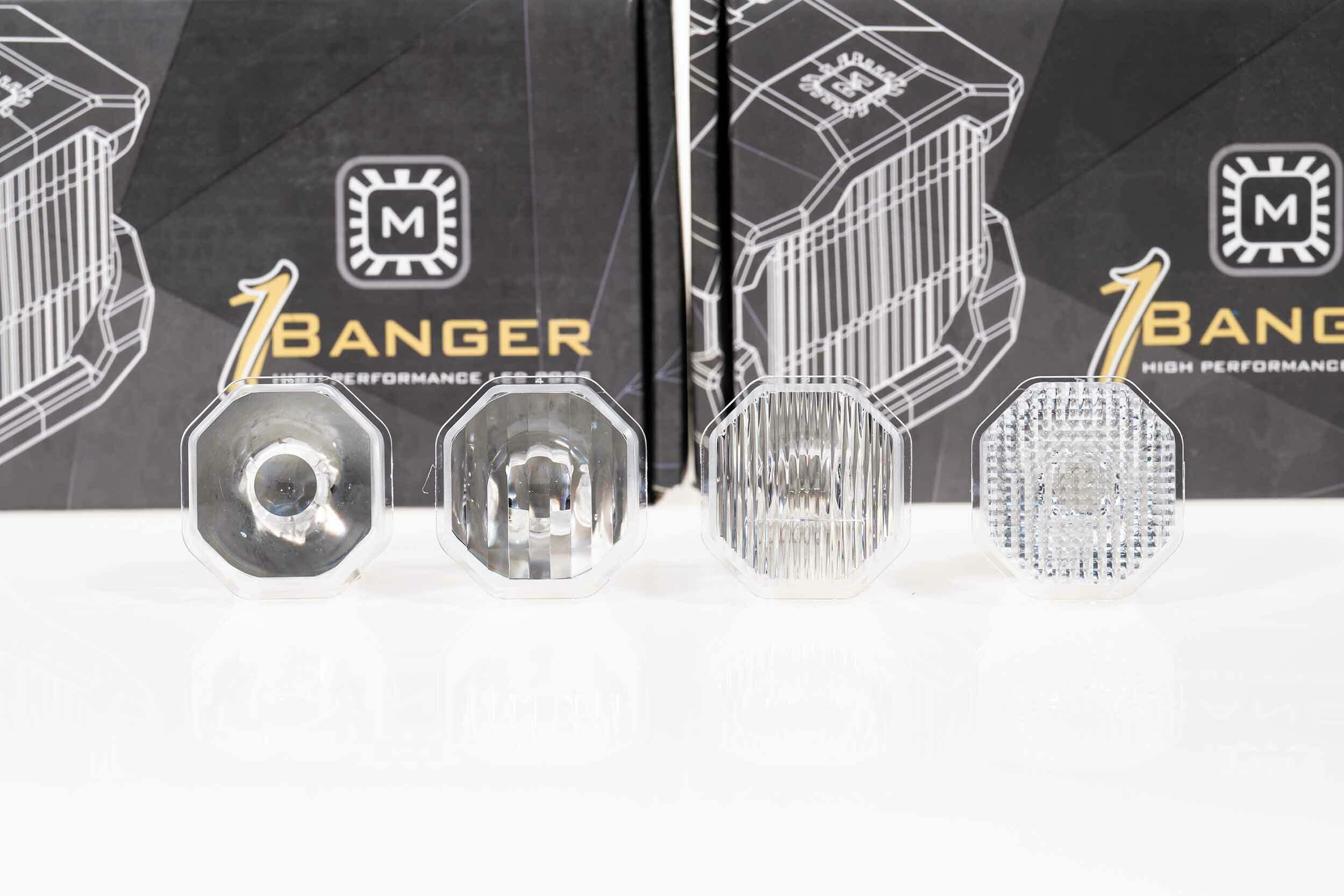 Morimoto Lens Only: 1Banger (White / Wide / Each) - BAF210