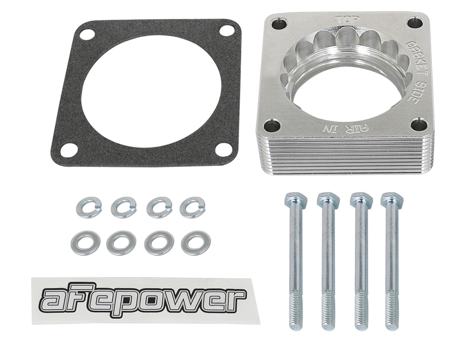 AFE Silver Bullet Throttle Body Spacer Kit (2002-2007 350Z, Altima, Murano, G35) - 46-36008