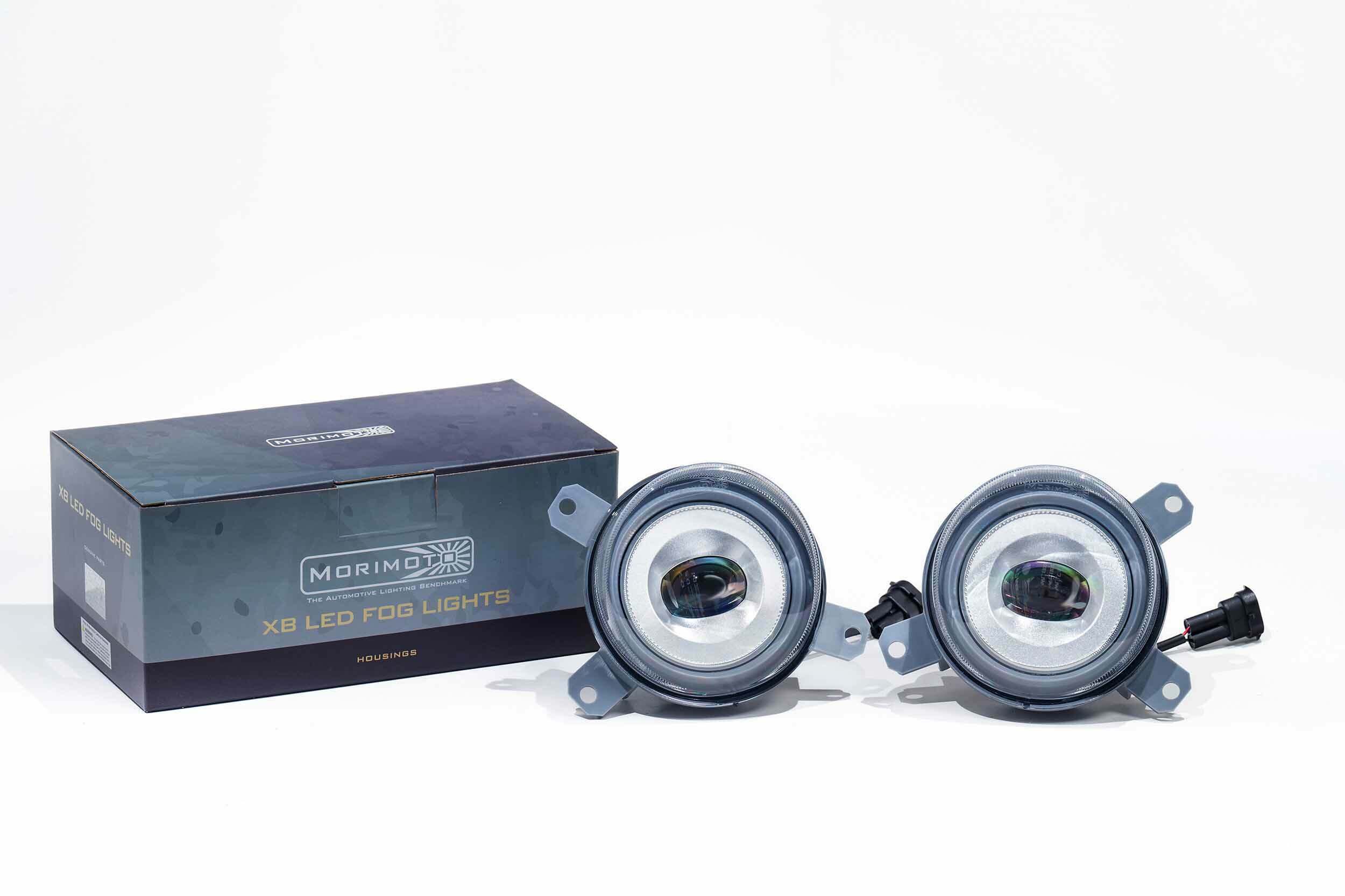 Morimoto XB LED Fogs: Type Ferrari 355 (Pair / Chrome) - LF345