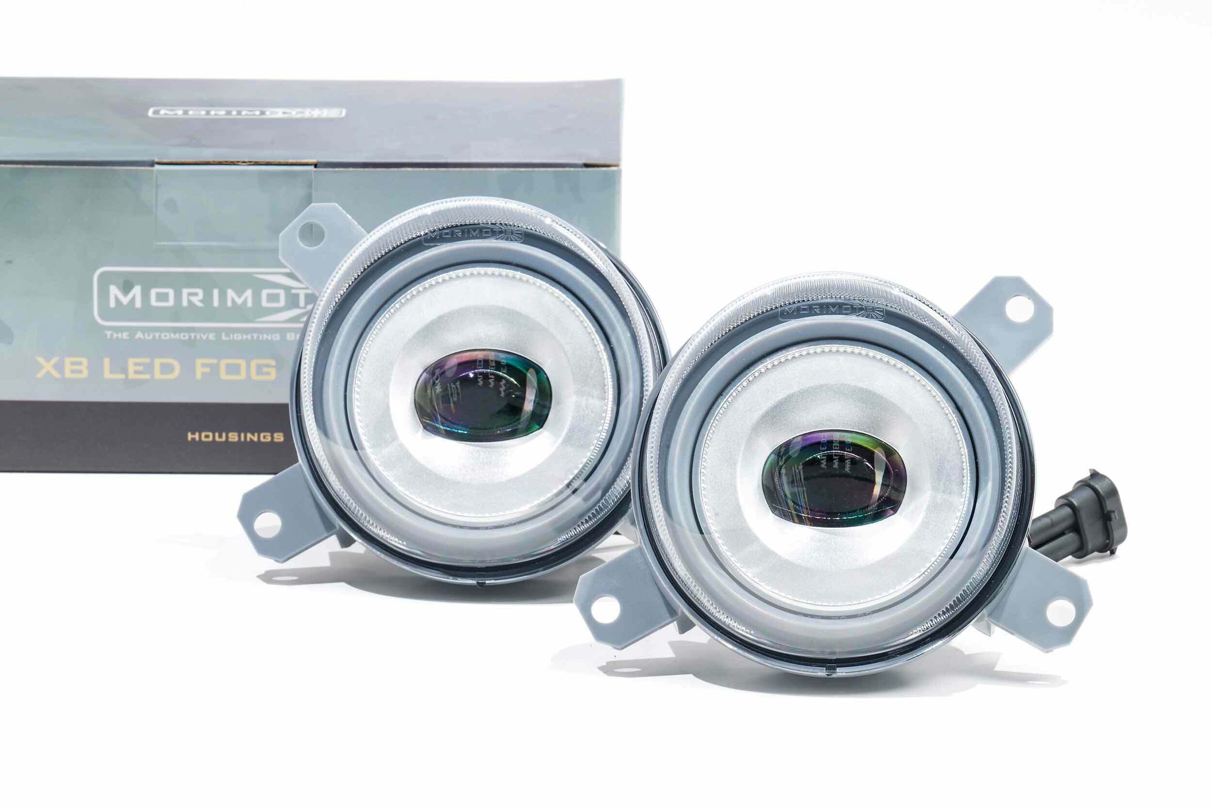 Morimoto XB LED Fogs: Type Ferrari 355 (Pair / Chrome) - LF345