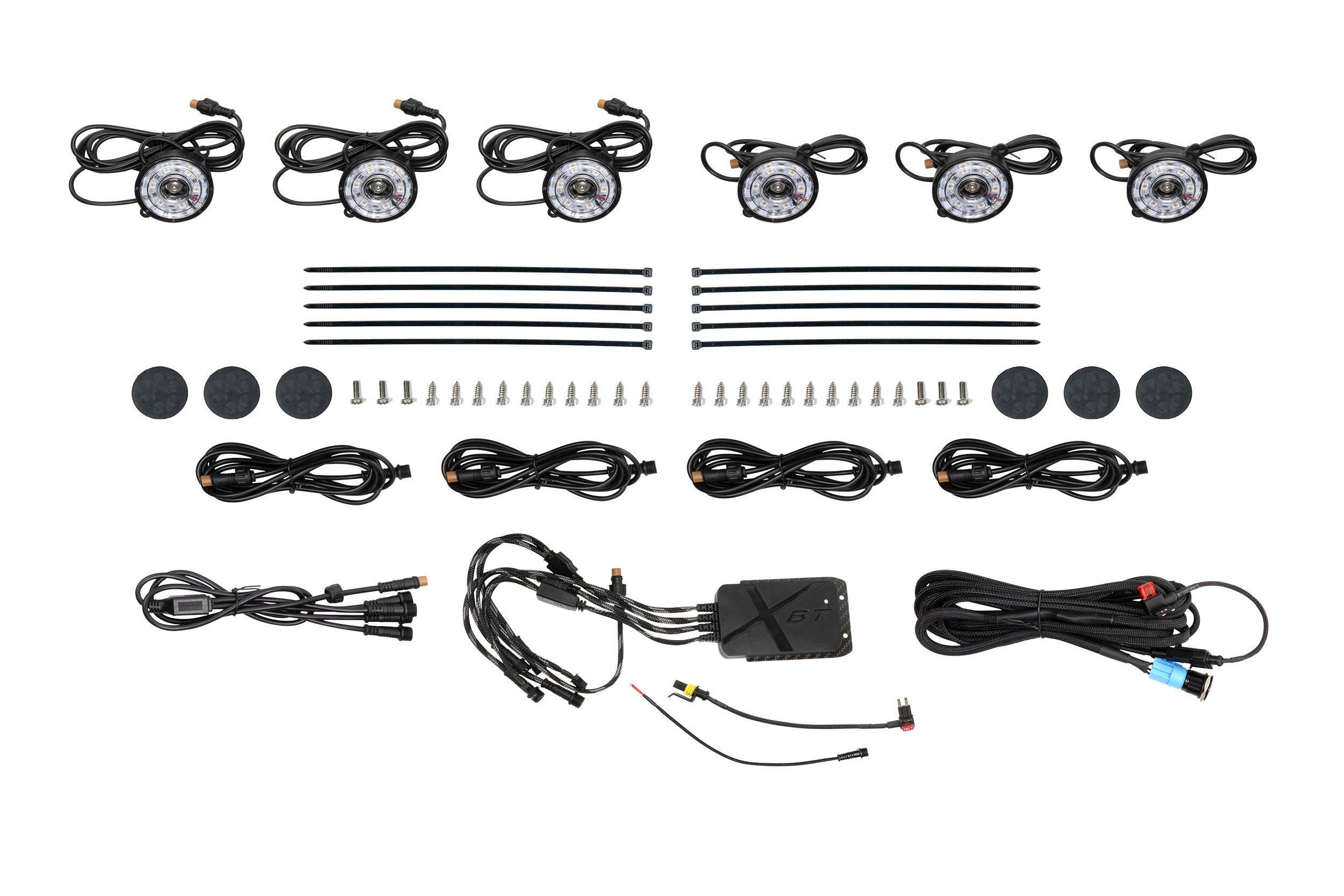 Morimoto Rock Light Kit: RGB LED / 6 Pack - XRL25