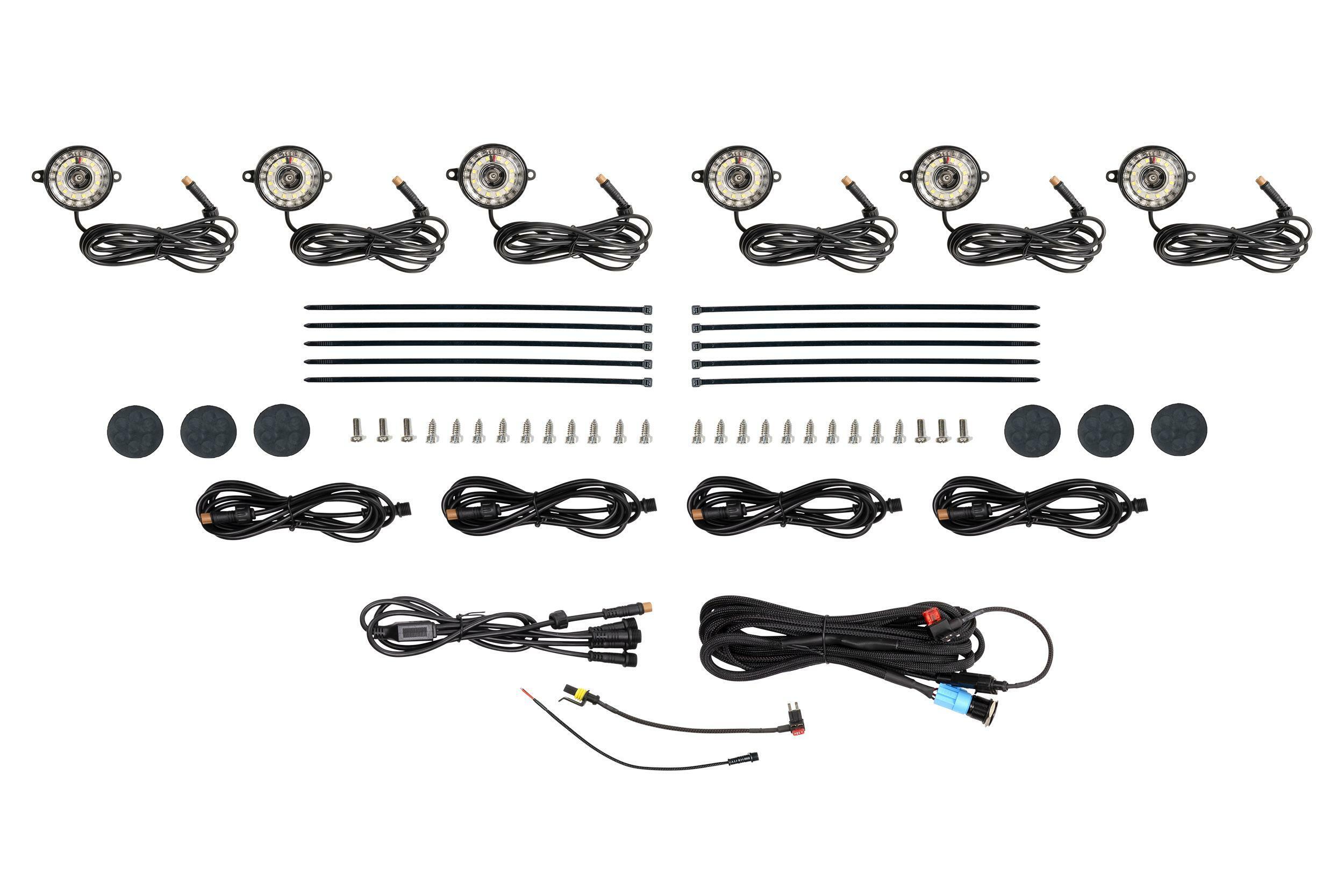 Morimoto Rock Light Kit: White LED / 6 Pack - XRL10