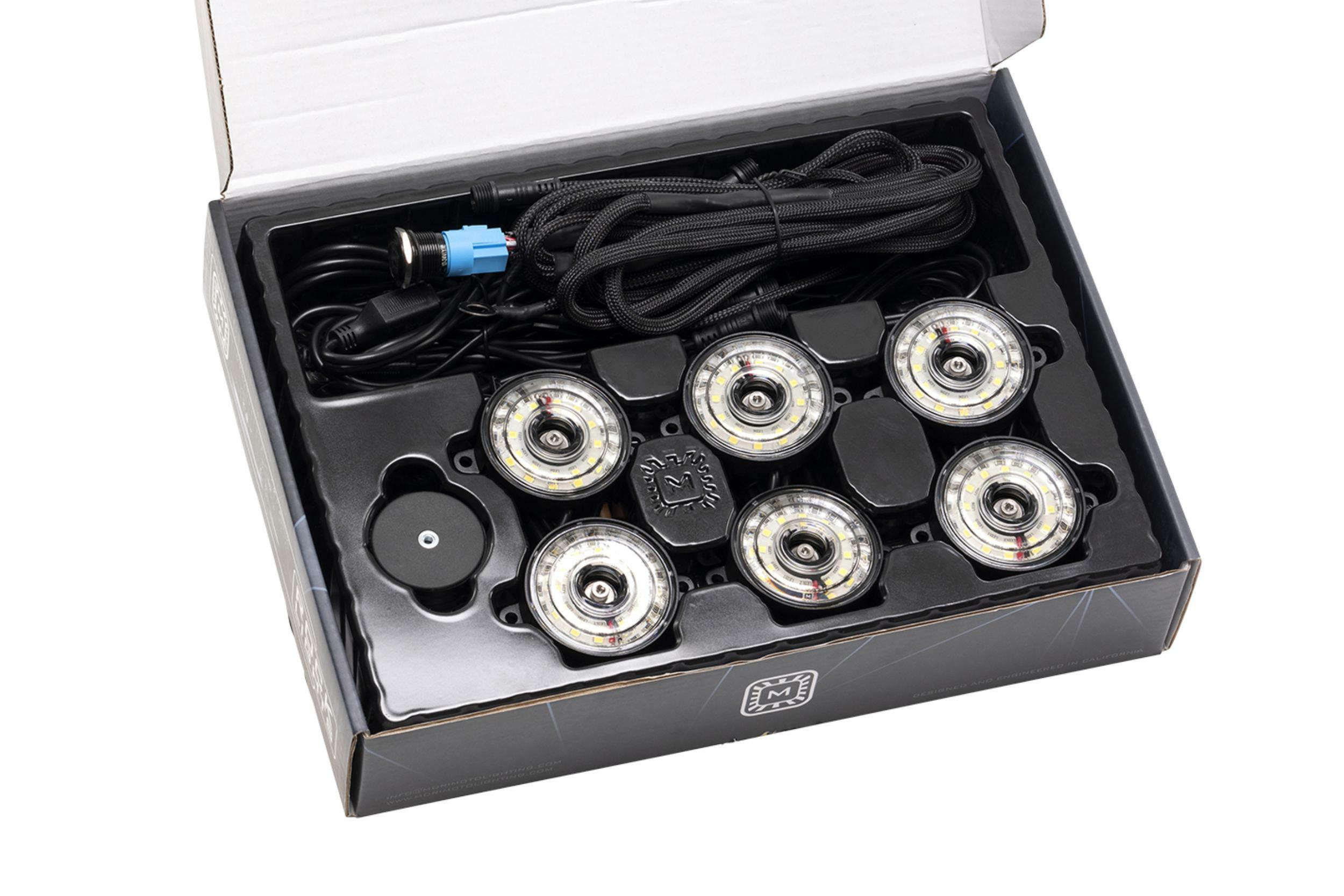 Morimoto Rock Light Kit: White LED / 6 Pack - XRL10