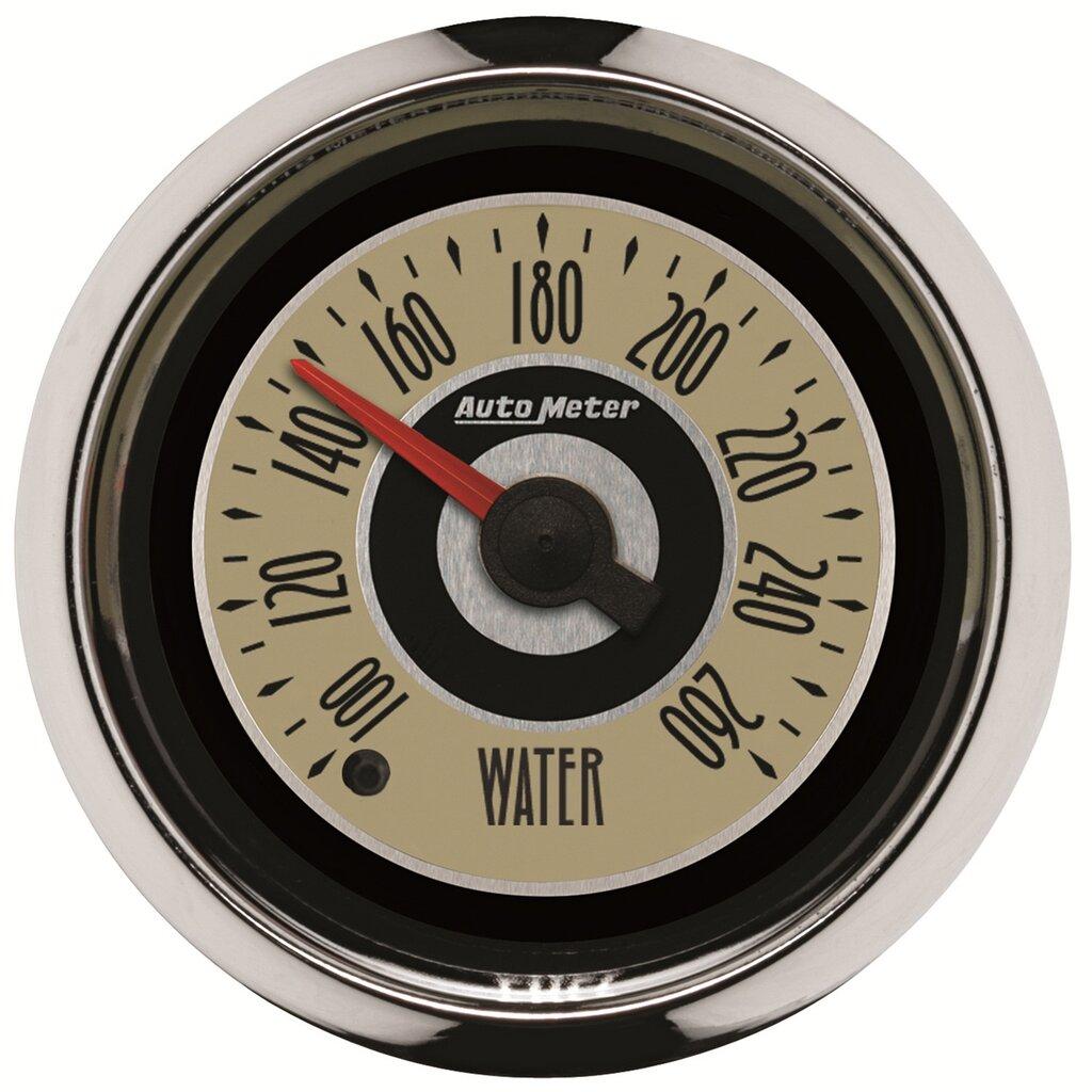 Auto Meter Gauge, Water Temp, 2 1/16" , 260 Degrees F, Digital Stepper Motor, Cruiser - 1155