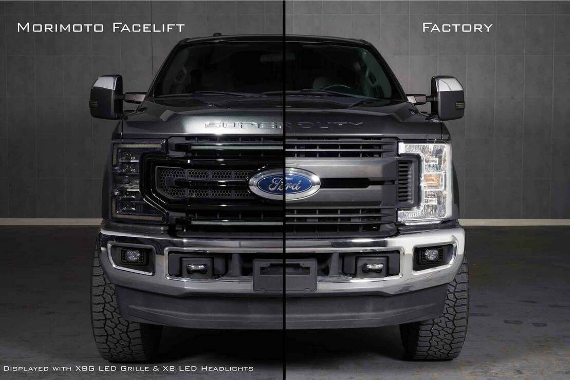 Morimoto Front End Conversion Kit to 2020-2022 Front End (2017-2019 Ford Super Duty)