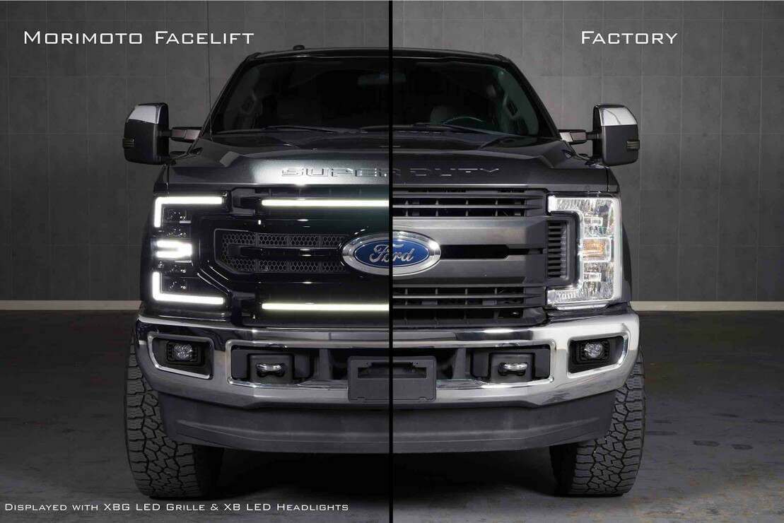 Morimoto Front End Conversion Kit to 2020-2022 Front End (2017-2019 Ford Super Duty)