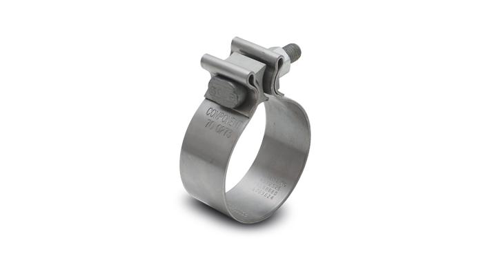Vibrant Performance Stainless Steel Seal Clamp For 4" O.D. Tubing (1.25" Wide Band) - 1168