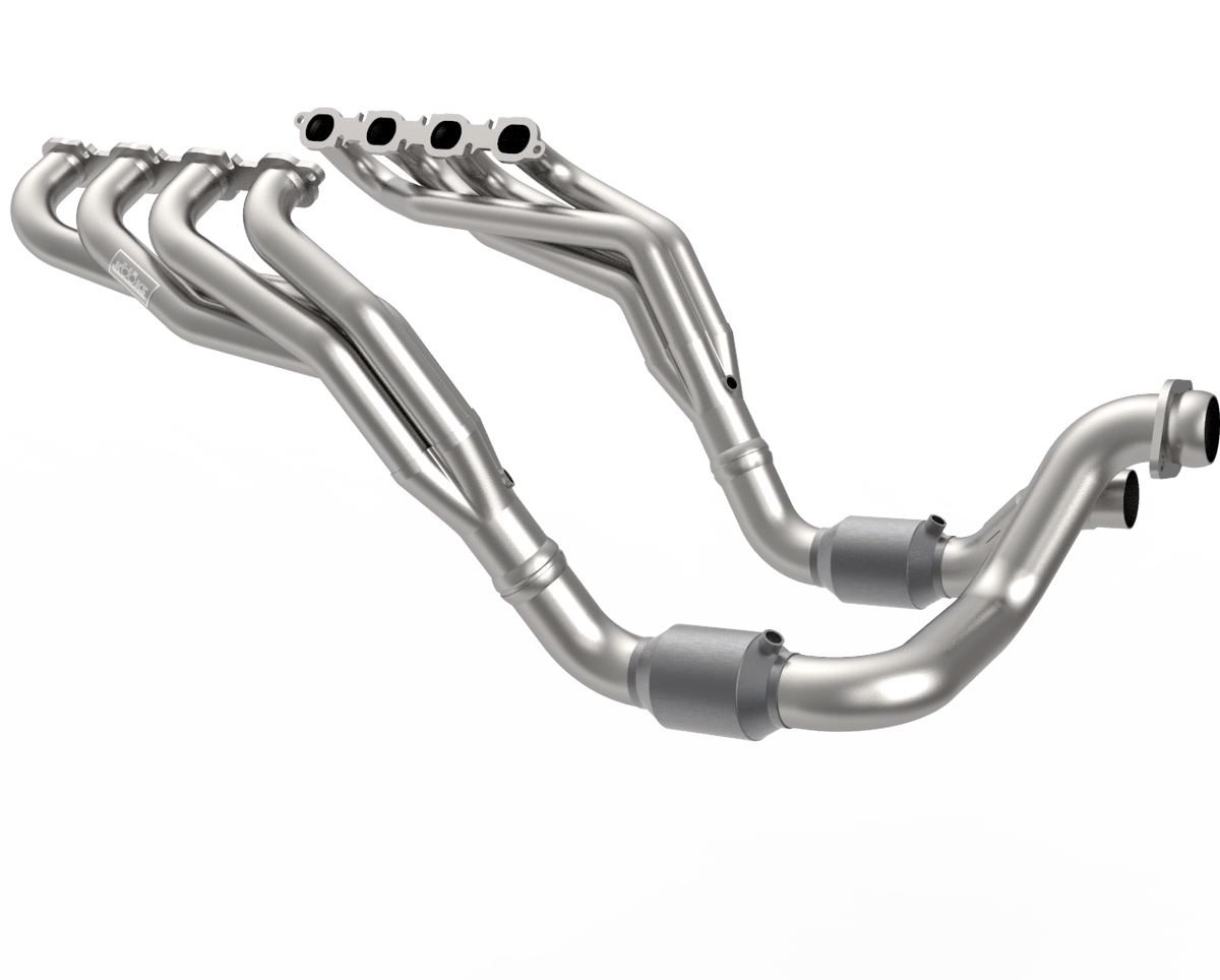 Kooks 2" x 3" Stainless Steel Headers & H.O Green Catted Connection Kit (2020-2022 F250 / F350 Super Duty 7.3L) - 1400H640