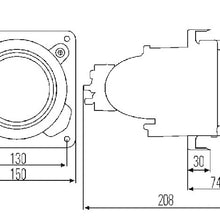Hella Headlamp DeUs A 1Bl