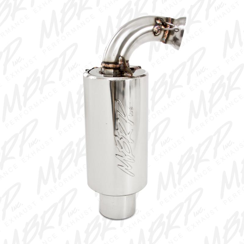 MBRP Standard Muffler. Slip-On Design. Packed Muffler. (2007 Summit 800 R Everest) - 1170210