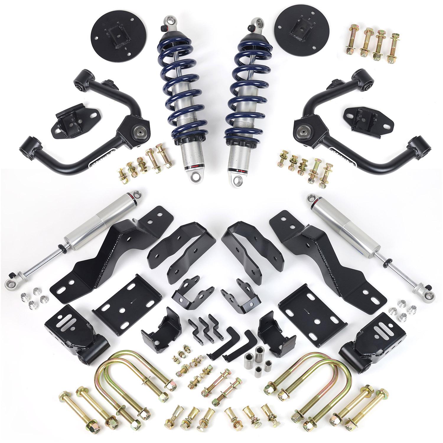 Ridetech Lowering System For 2019-2025 Silverado / Sierra 1500 4Wd Axle Group B. - 11720116