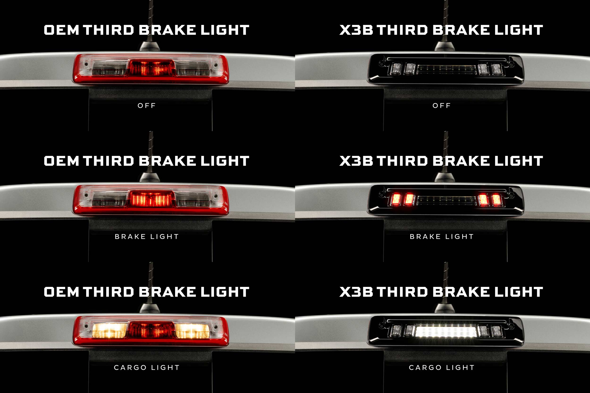 Morimoto X3B LED Brake Light (2015+ Chevrolet Colorado / GMC Canyon) - X3B55