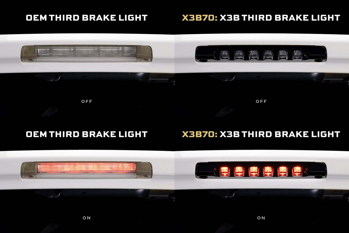 Morimoto X3B LED Third Brake Light: Toyota 4Runner (10-24 / Clear Lens) - X3B70