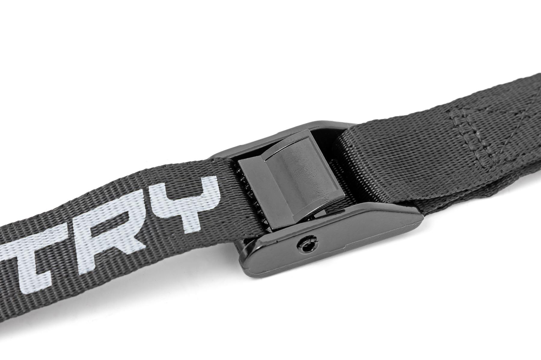 Rough Country Cargo Tie-Down Straps Cam Buckle 1 Inch X 9 Foot Pair - 117702A