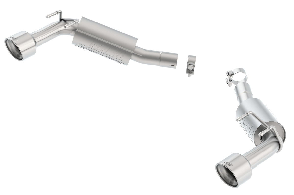 Borla Axle-Back Exhaust System - S-Type - Stainless Steel Tips (2010-2013 Camaro) - 11775