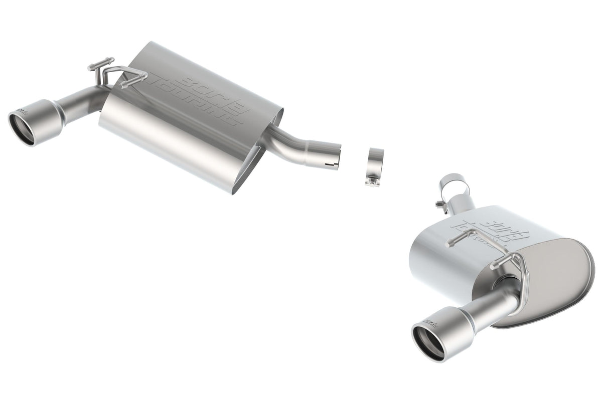 Borla Axle-Back Exhaust System - S-Type - Stainless Steel Tips (2010-2013 Camaro) - 11776