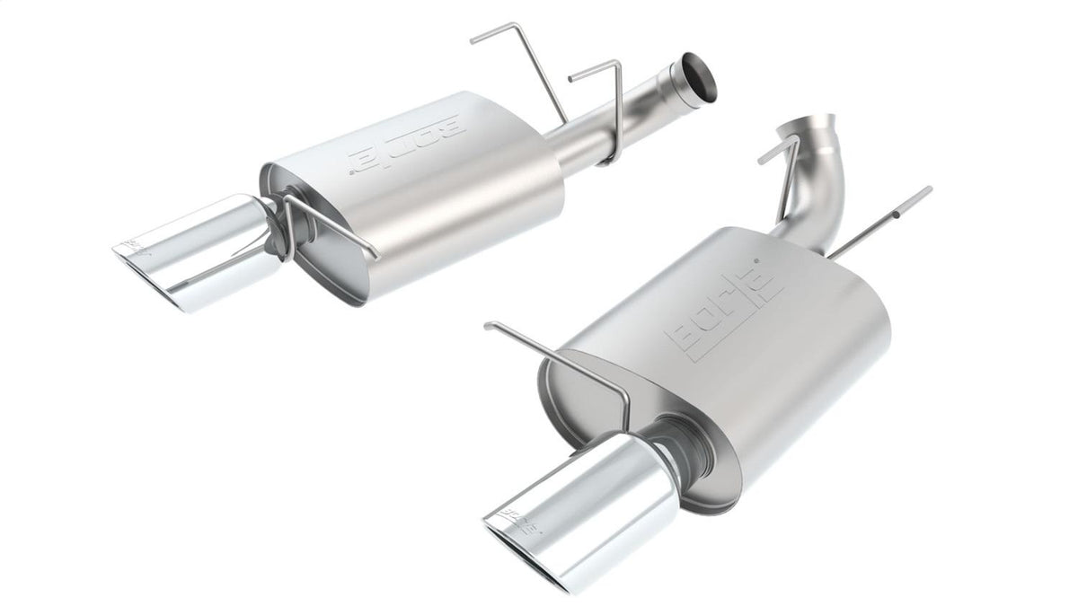 Borla Axle-Back Exhaust System - S-Type - Stainless Steel Tips (2011-2012 Mustang Shelby GT500) - 11798