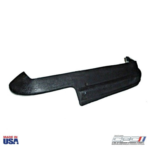 California Pony Cars Premium Quality 1967 Mustang Deluxe Lower Seat Frame Cover, Left Side, Fiberglass, Black Finish - BOD-067-010