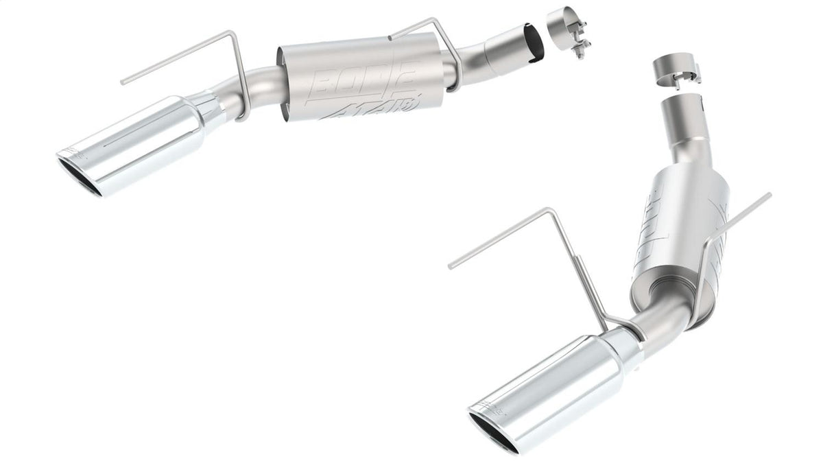 Borla Axle-Back Exhaust System - Atak(R) - Stainless Steel Tips (2005-2009 Mustang GT) - 11806
